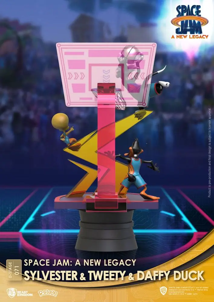 Space Jam: A New Legacy D-Stage PVC Diorama Sylvester & Tweety & Daffy Duck Standard Ver. 15 cm Produktfoto