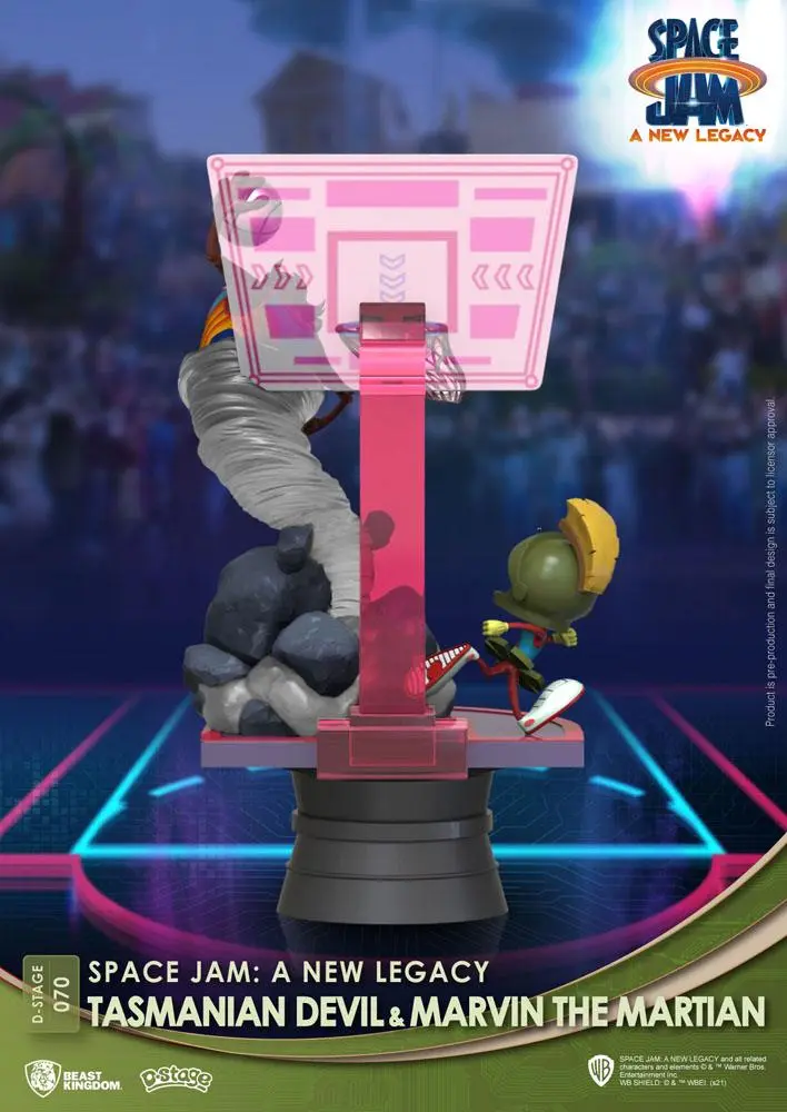 Space Jam: A New Legacy D-Stage PVC Diorama Tasmanian Devil & Marvin The Martian New Version 15 cm Produktfoto