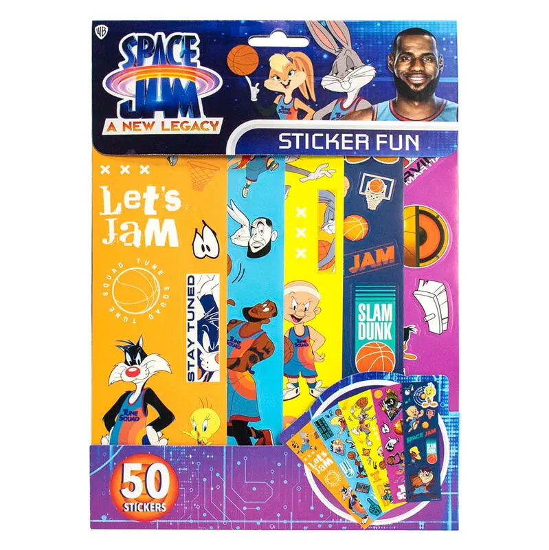 Space Jam Aufklebers Set Produktfoto