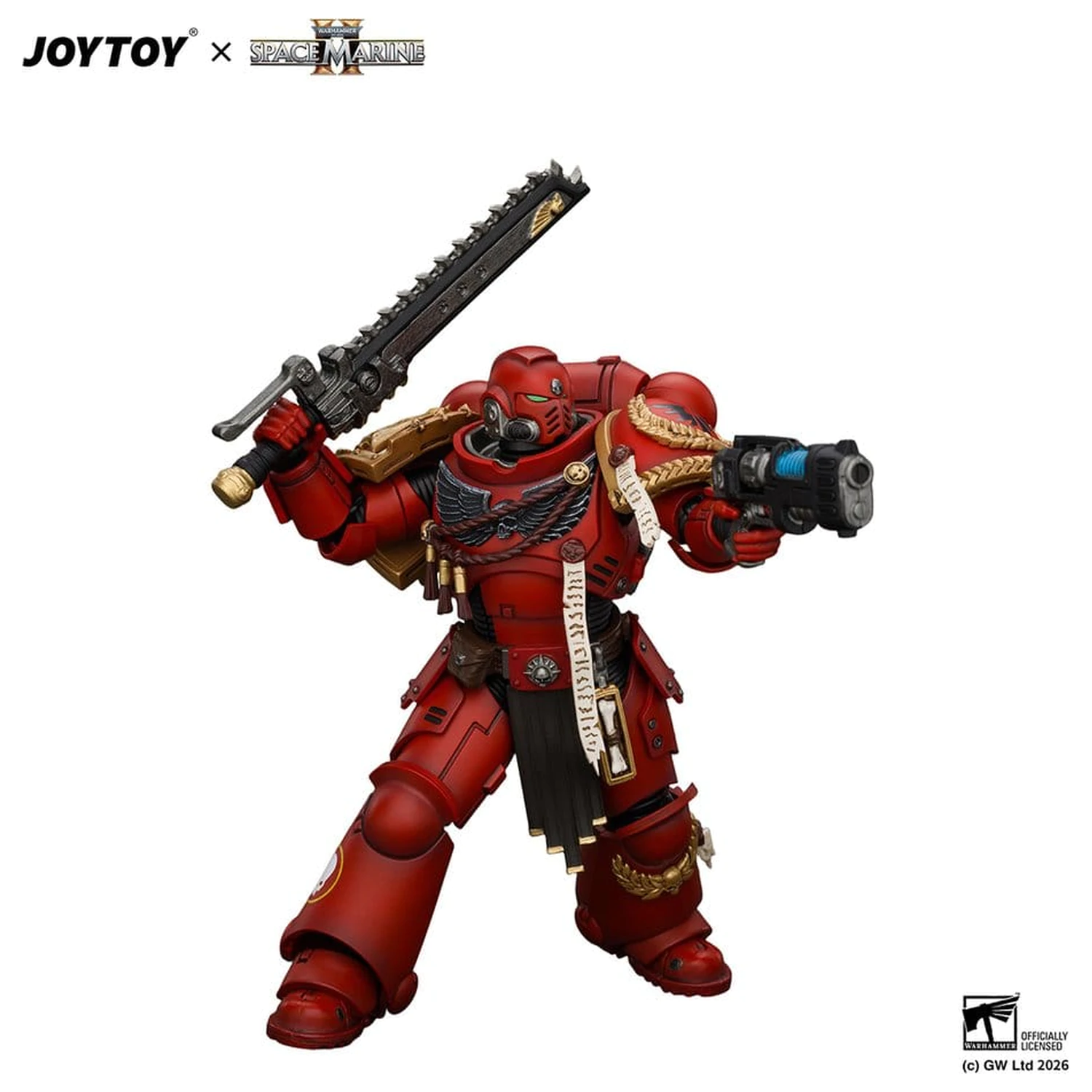Space Marine Game Edition Actionfigur Blood Angels Veteran 12 cm Produktfoto