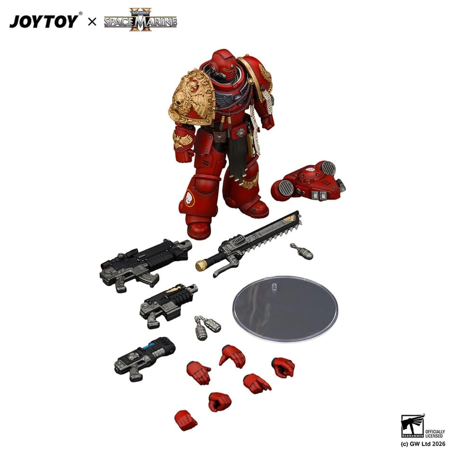Space Marine Game Edition Actionfigur Blood Angels Veteran 12 cm Produktfoto