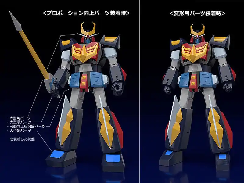 Space Warrior Baldios Moderoid Plastik Modell Bausatz Baldios 18 cm Produktfoto