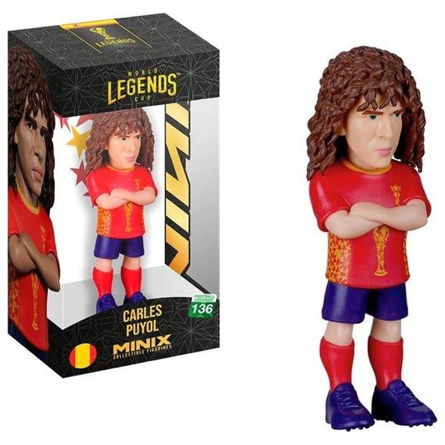 Spain Puyol Figur Minix World Legends Cup 12cm Produktfoto