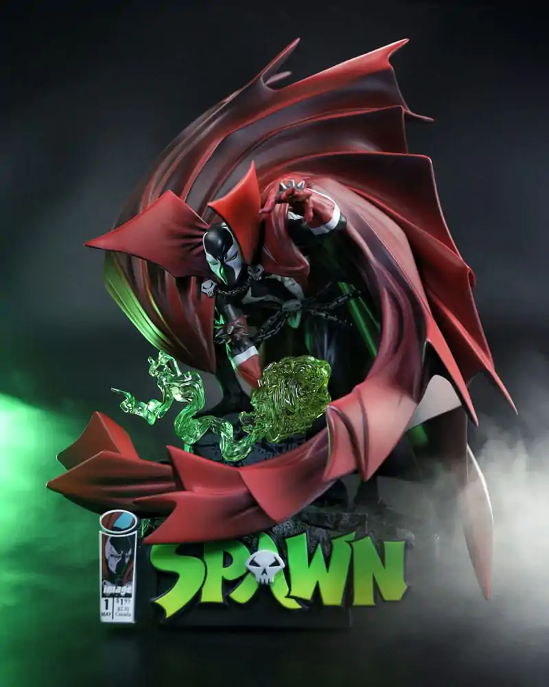 Spawn Statue 1/10 Spawn #1 (Black White & Red All Over) 24 cm termékfotó