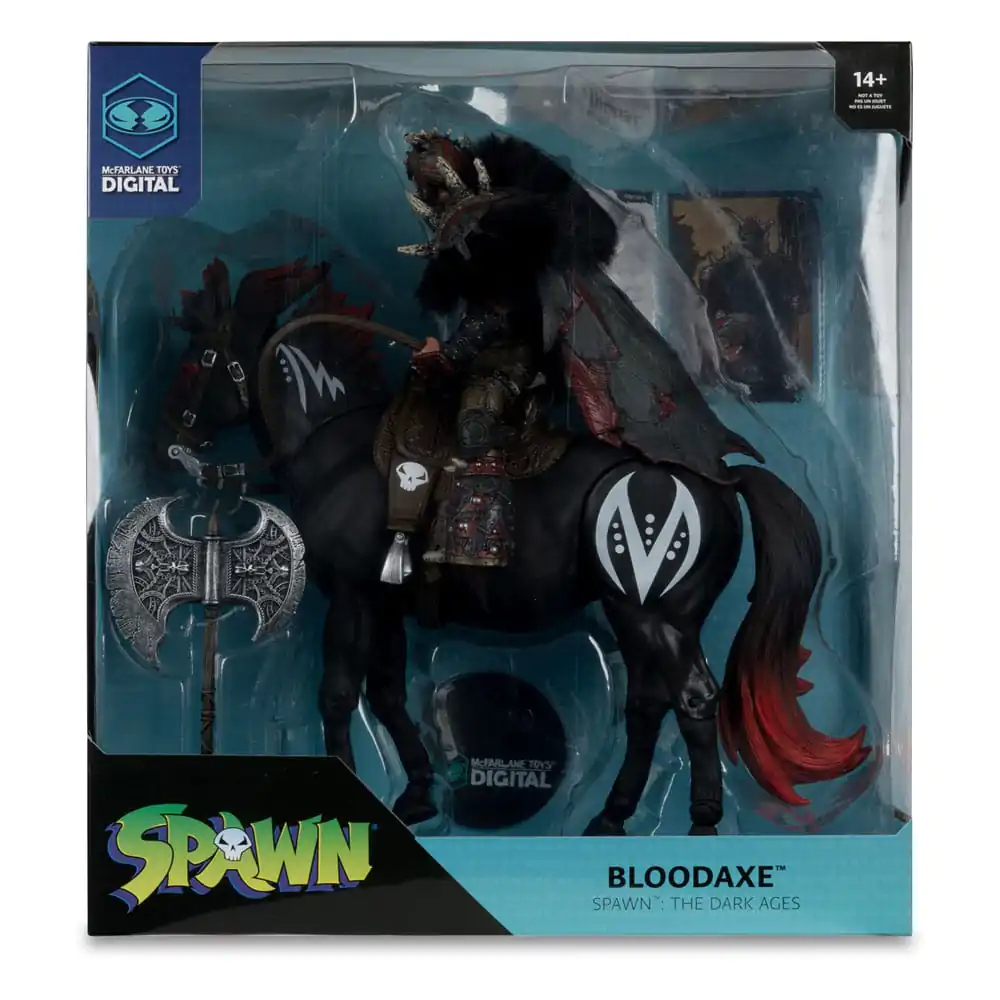 Spawn Action Figur 2er-Pack Bloodaxe mit Pferd (Spawn: The Dark Ages) 18 cm Produktfoto