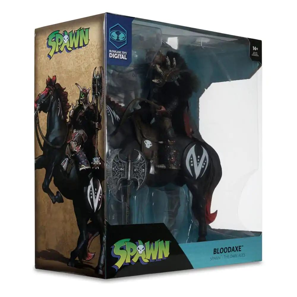 Spawn Action Figur 2er-Pack Bloodaxe mit Pferd (Spawn: The Dark Ages) 18 cm Produktfoto