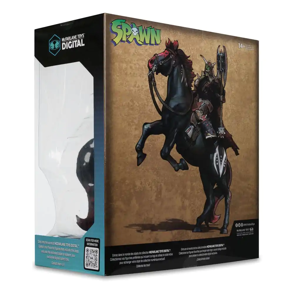 Spawn Action Figur 2er-Pack Bloodaxe mit Pferd (Spawn: The Dark Ages) 18 cm Produktfoto