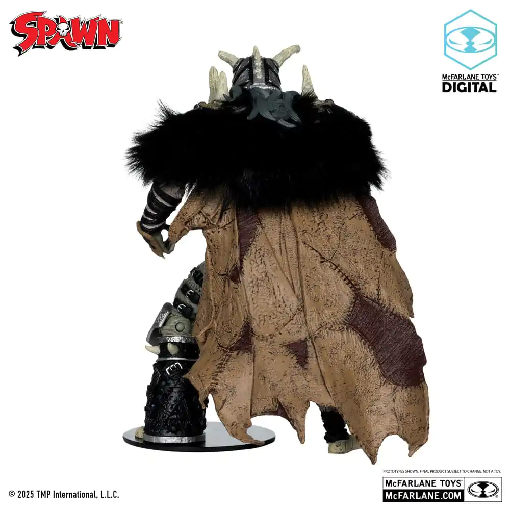 Spawn Actionfigur Bloodaxe mit Pferd (Spawn: The Dark Ages) (McFarlane Toys 30th Anniversary) (Gold Label) 18 cm Produktfoto