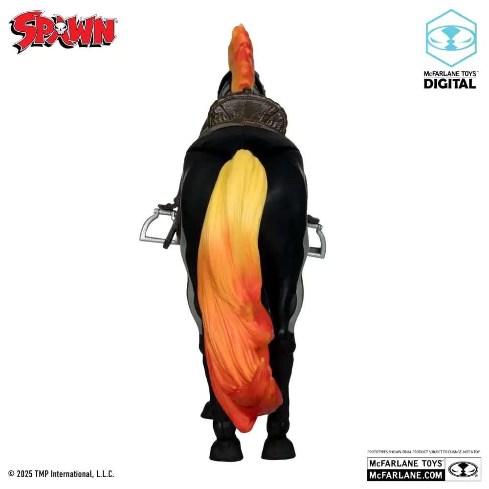 Spawn Actionfigur Bloodaxe mit Pferd (Spawn: The Dark Ages) (McFarlane Toys 30th Anniversary) (Gold Label) 18 cm Produktfoto