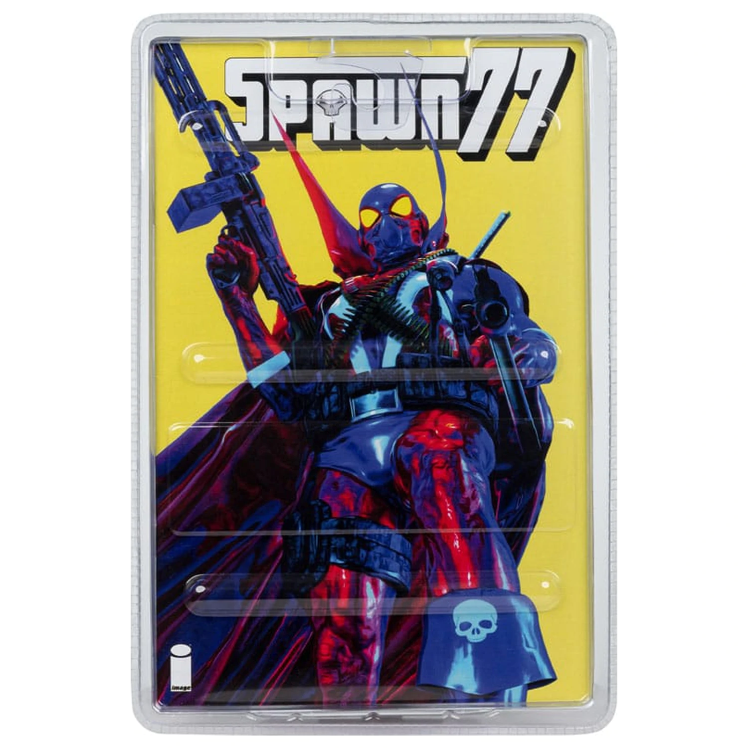Spawn Page Punchers Action-Figur Spawn 1977 Red and Blue (Chase) Red Platinum Edition 18 cm Produktfoto