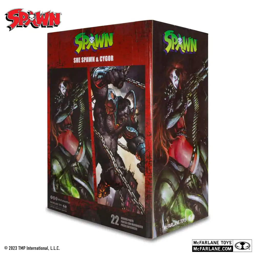 Spawn Actionfiguren 2er-Pack She Spawn & Cygor (Gold Label) 18 cm termékfotó