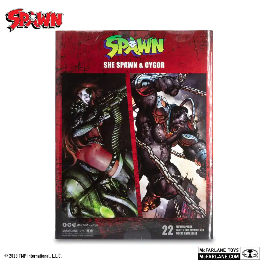 Spawn Actionfiguren 2er-Pack She Spawn & Cygor (Gold Label) 18 cm termékfotó