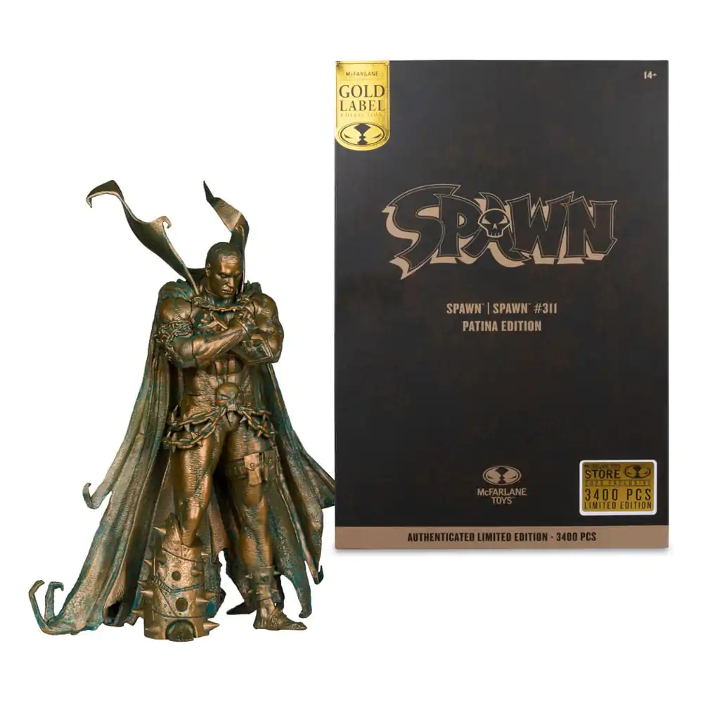 Spawn Figur Spawn #311 (Patina Edition) (Gold Label) 19 cm Produktfoto