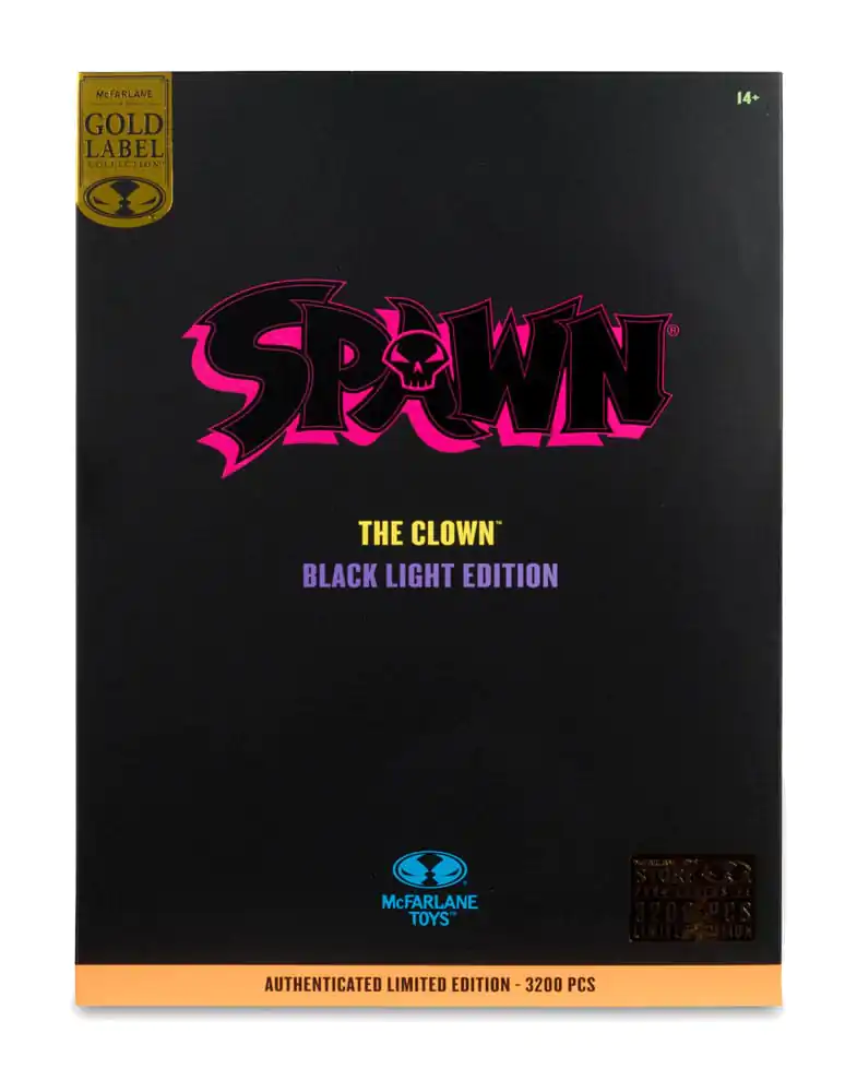 Spawn Actionfigur The Clown (Black Light Edition) (Gold Label) 30 cm termékfotó