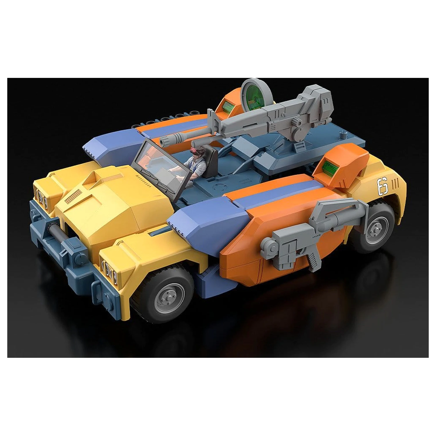 Special Armored Battalion Dorvack Moderoid Plastic Modellbausatz Mugen Calibur 17 cm Produktfoto