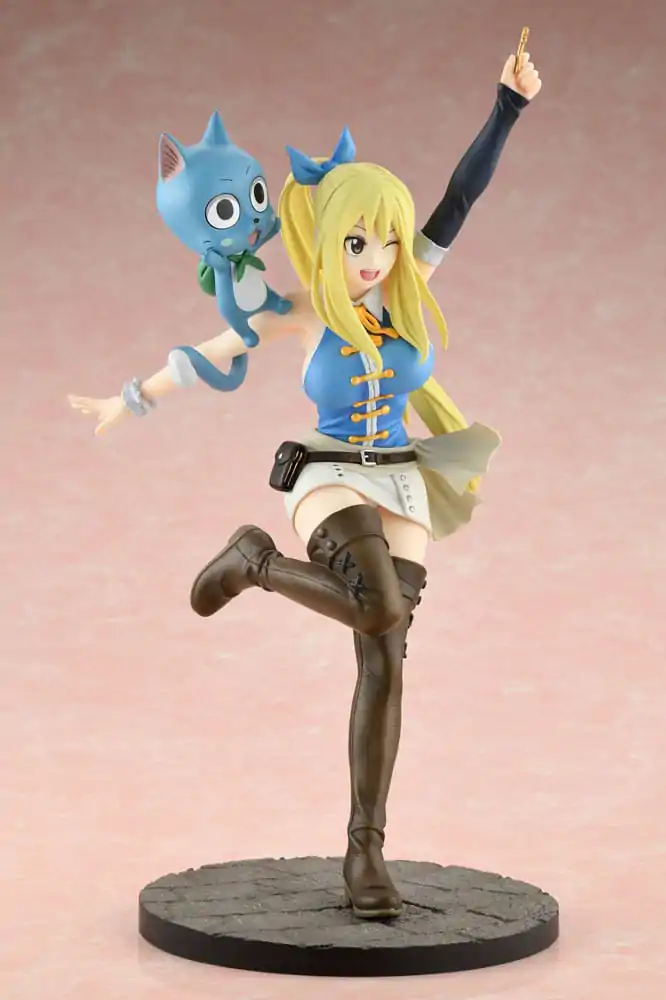 Fairy Tail PVC-Statue 1/8 Lucy Heartfilia Wink Ver. 23 cm Produktfoto