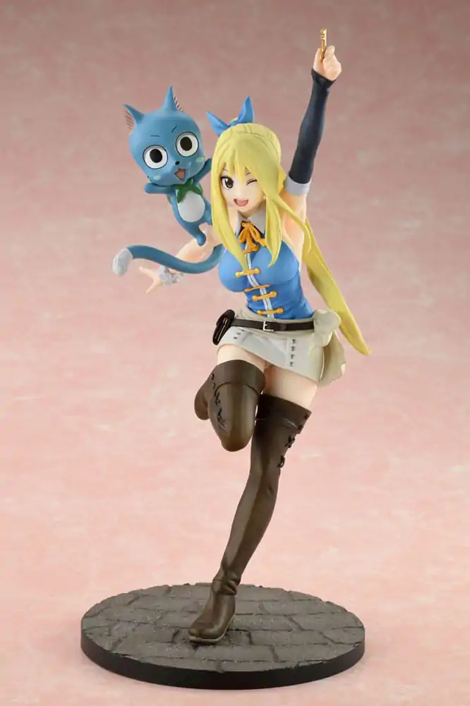 Fairy Tail PVC-Statue 1/8 Lucy Heartfilia Wink Ver. 23 cm Produktfoto