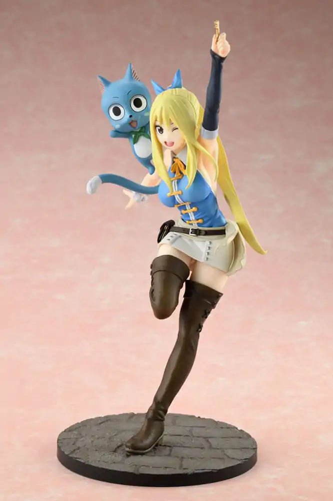 Fairy Tail PVC-Statue 1/8 Lucy Heartfilia Wink Ver. 23 cm Produktfoto