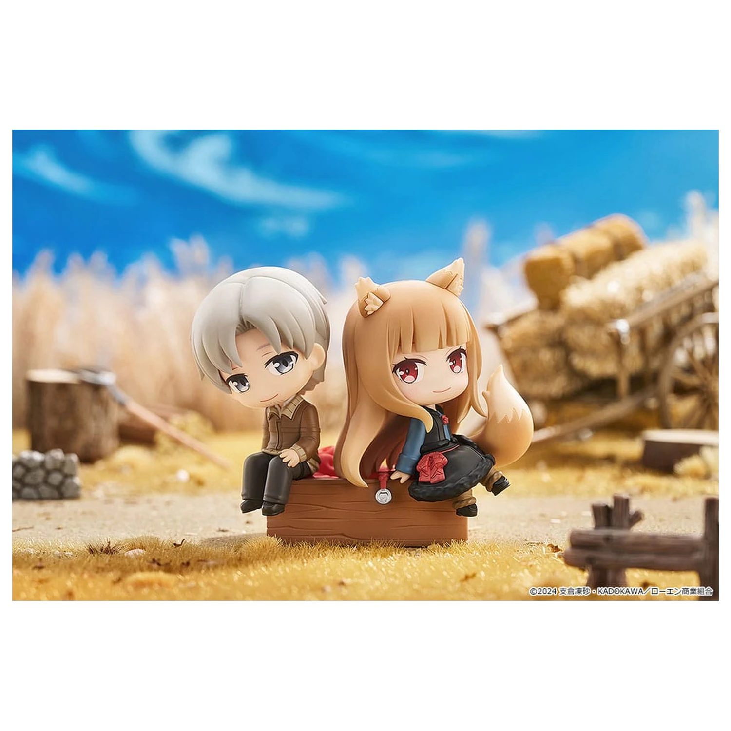 Spice and Wolf: Merchant Meets the Wise Wolf Mini Memory Mini Figur Lawrence & Holo 8 cm Produktfoto