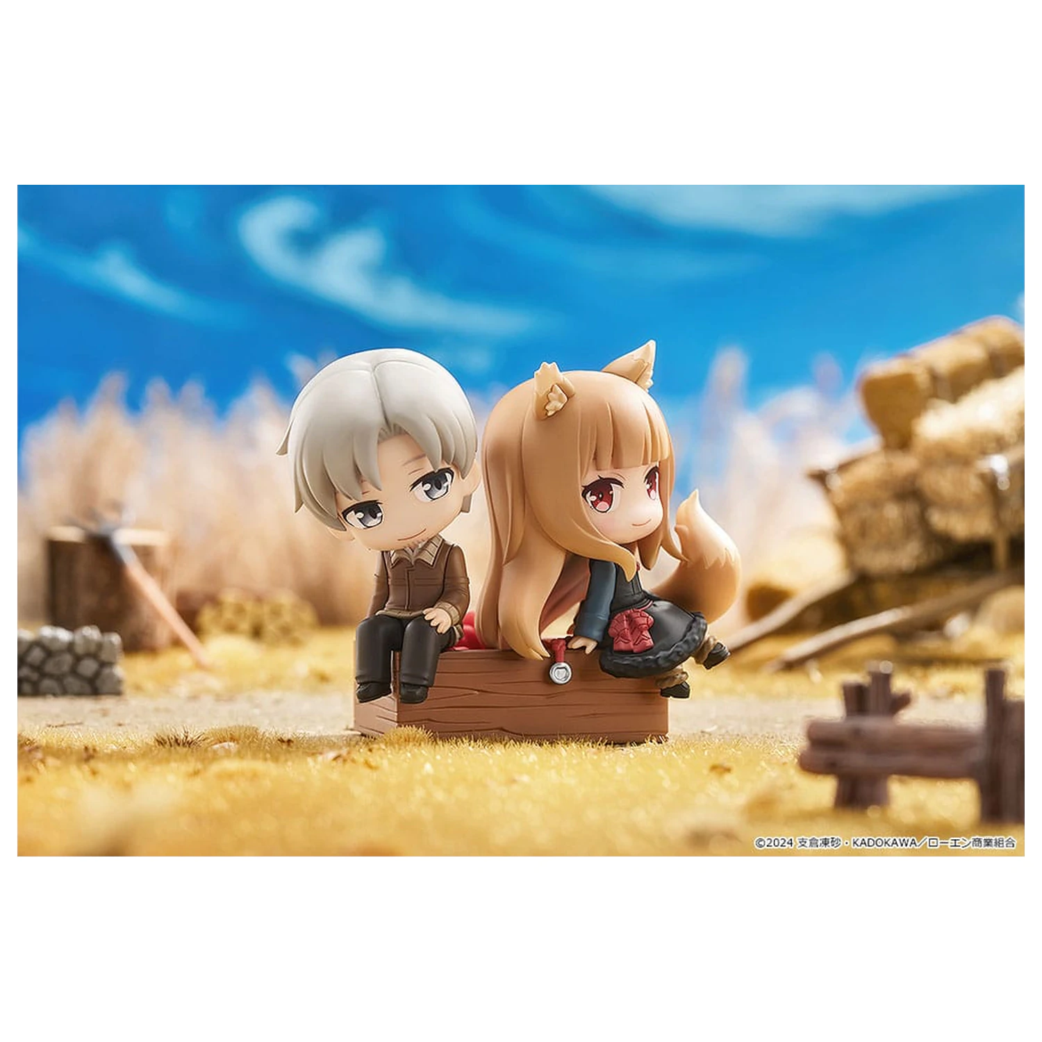Spice and Wolf: Merchant Meets the Wise Wolf Mini Memory Mini Figur Lawrence & Holo 8 cm Produktfoto