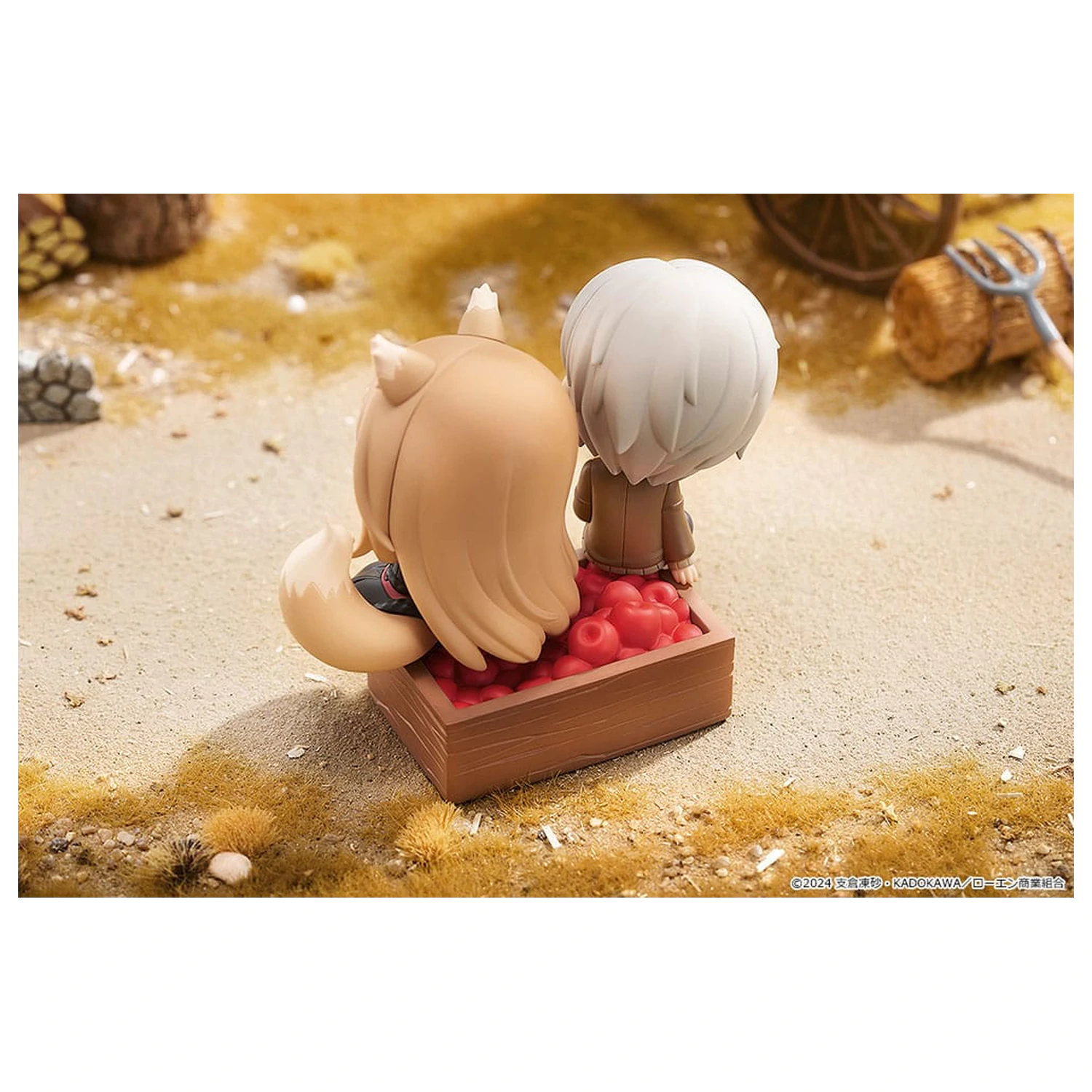 Spice and Wolf: Merchant Meets the Wise Wolf Mini Memory Mini Figur Lawrence & Holo 8 cm Produktfoto