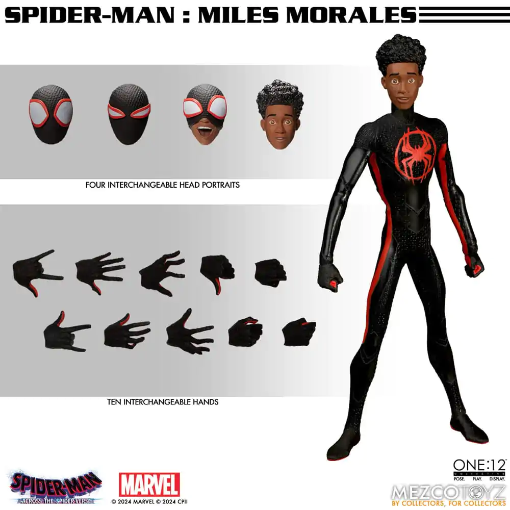 Spider-Man Actionfigur 1/12 Miles Morales 17 cm termékfotó