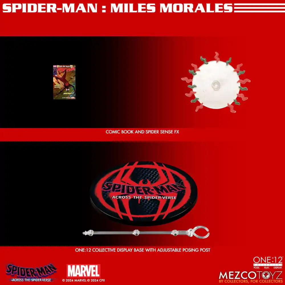 Spider-Man Actionfigur 1/12 Miles Morales 17 cm termékfotó