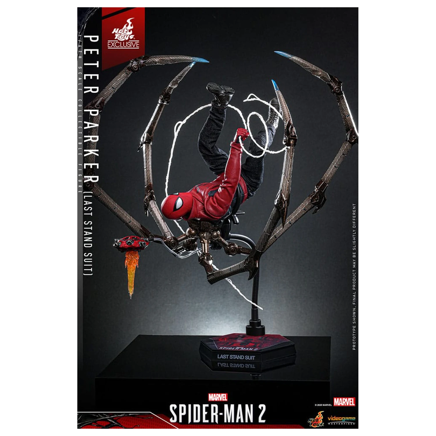 Spider-Man 2 Actionfigur 1/6 Peter Parker (Last Stand Suit) Hot Toys Exklusiv 30 Zentimeter Produktfoto