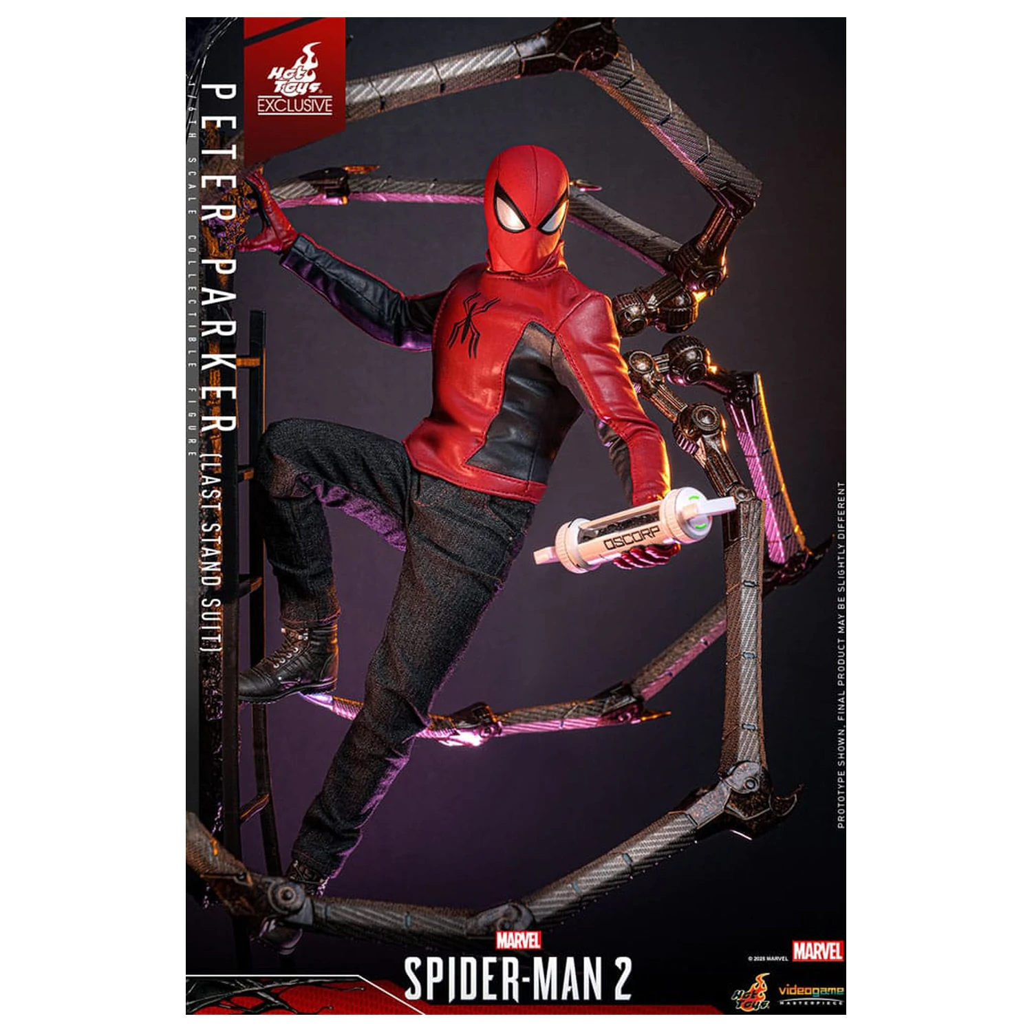 Spider-Man 2 Actionfigur 1/6 Peter Parker (Last Stand Suit) Hot Toys Exklusiv 30 Zentimeter Produktfoto
