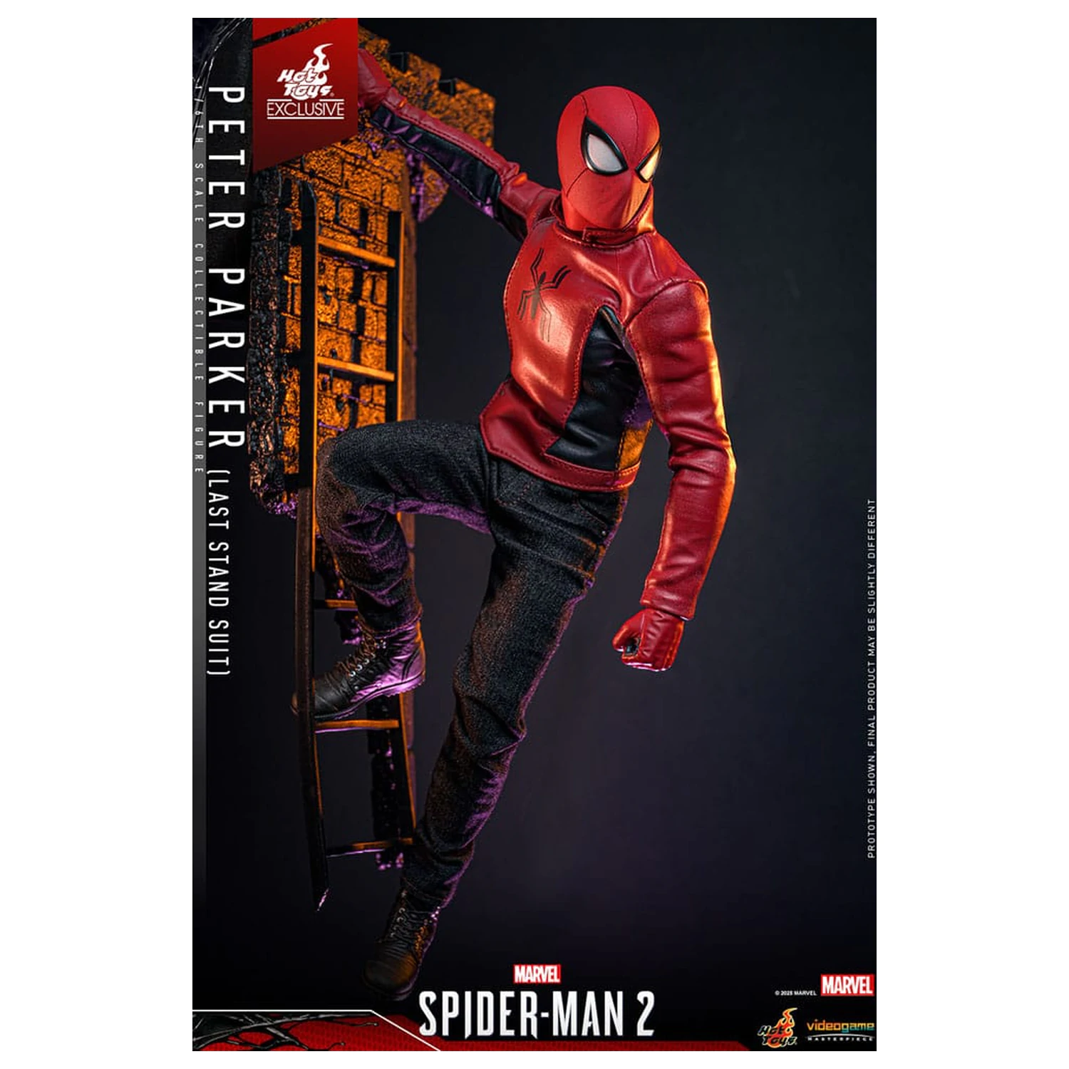 Spider-Man 2 Actionfigur 1/6 Peter Parker (Last Stand Suit) Hot Toys Exklusiv 30 Zentimeter Produktfoto