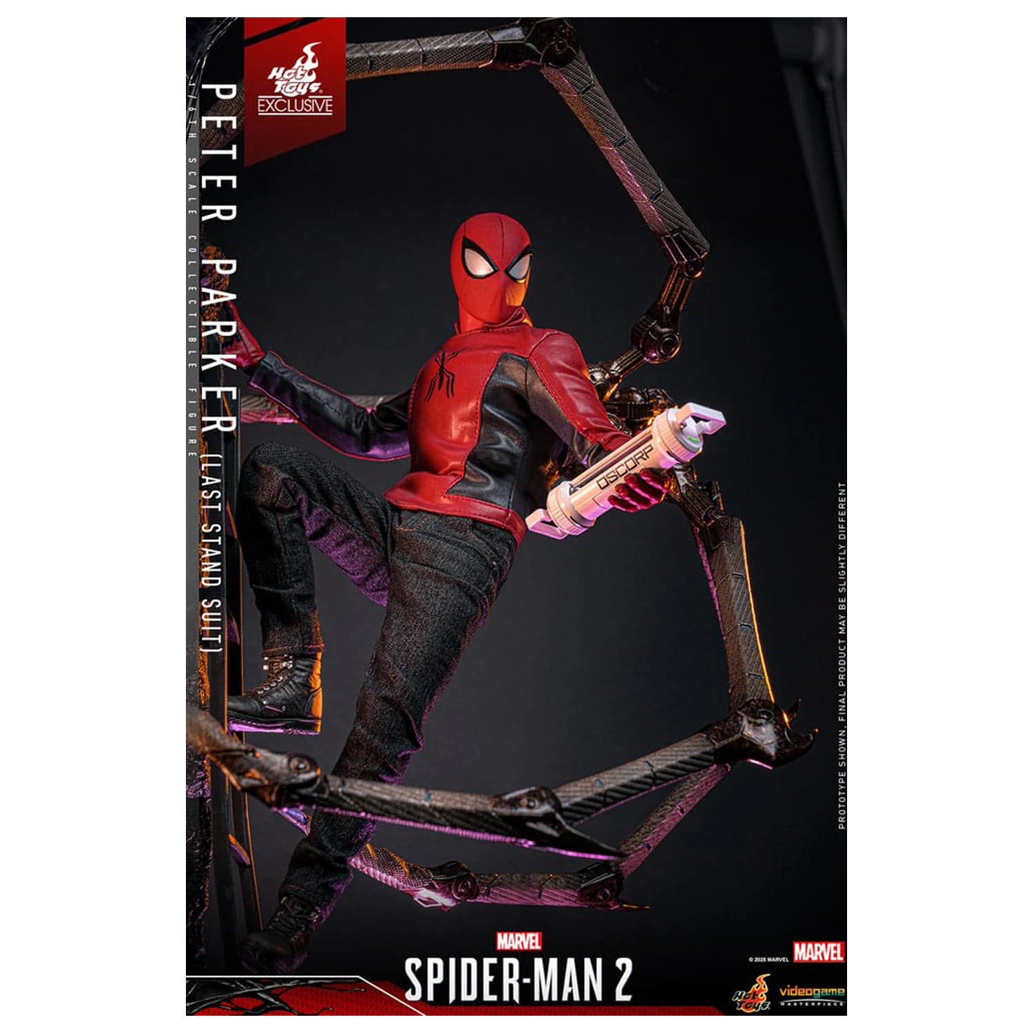 Spider-Man 2 Actionfigur 1/6 Peter Parker (Last Stand Suit) Hot Toys Exklusiv 30 Zentimeter Produktfoto