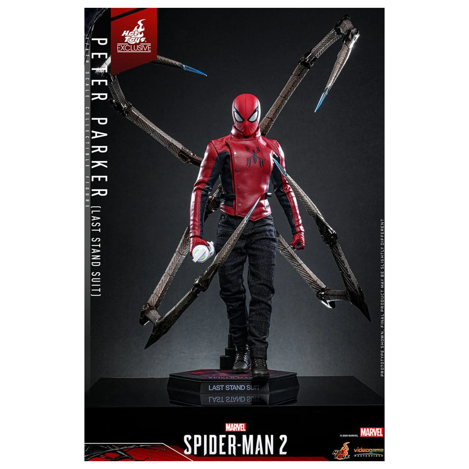 Spider-Man 2 Actionfigur 1/6 Peter Parker (Last Stand Suit) Hot Toys Exklusiv 30 Zentimeter Produktfoto
