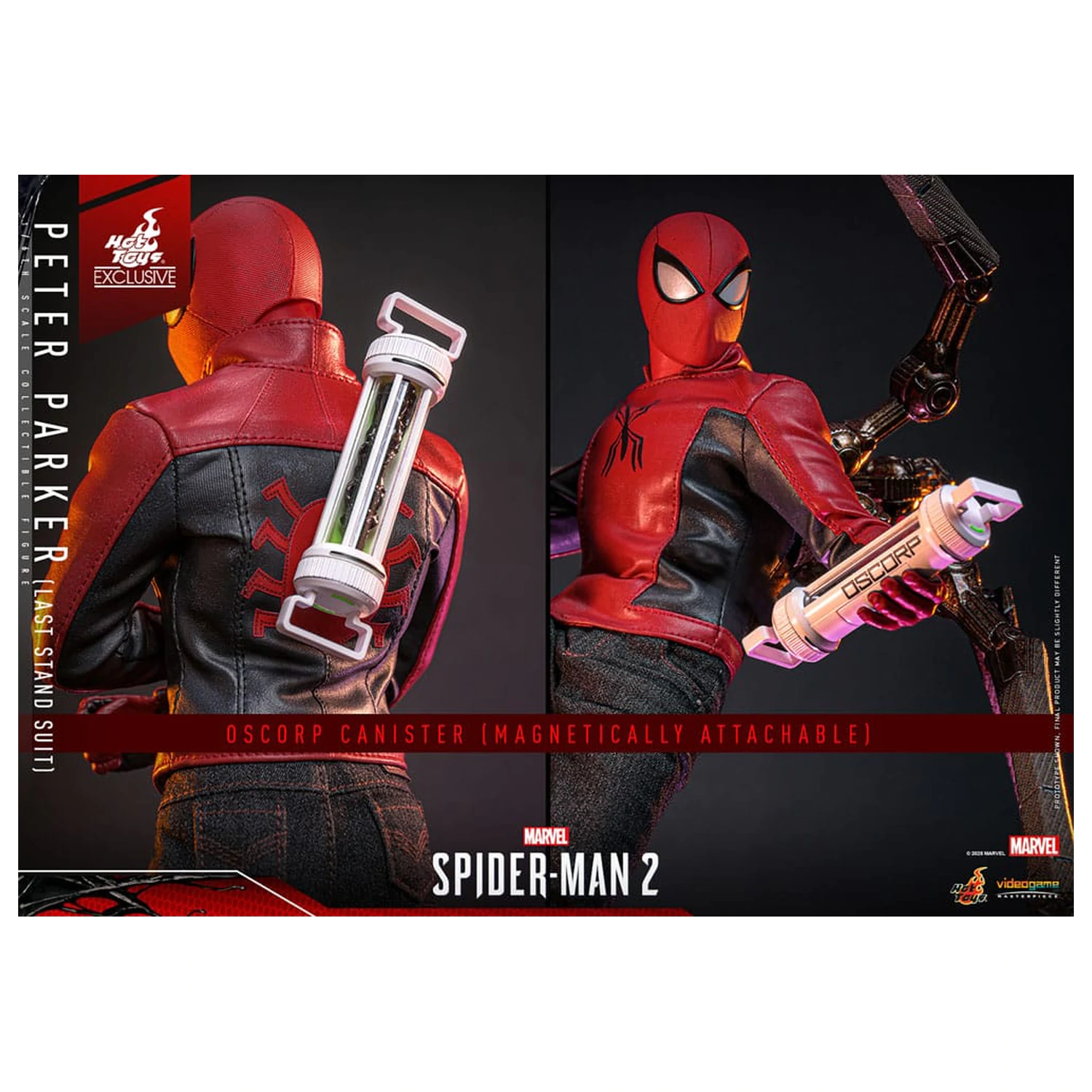 Spider-Man 2 Actionfigur 1/6 Peter Parker (Last Stand Suit) Hot Toys Exklusiv 30 Zentimeter Produktfoto