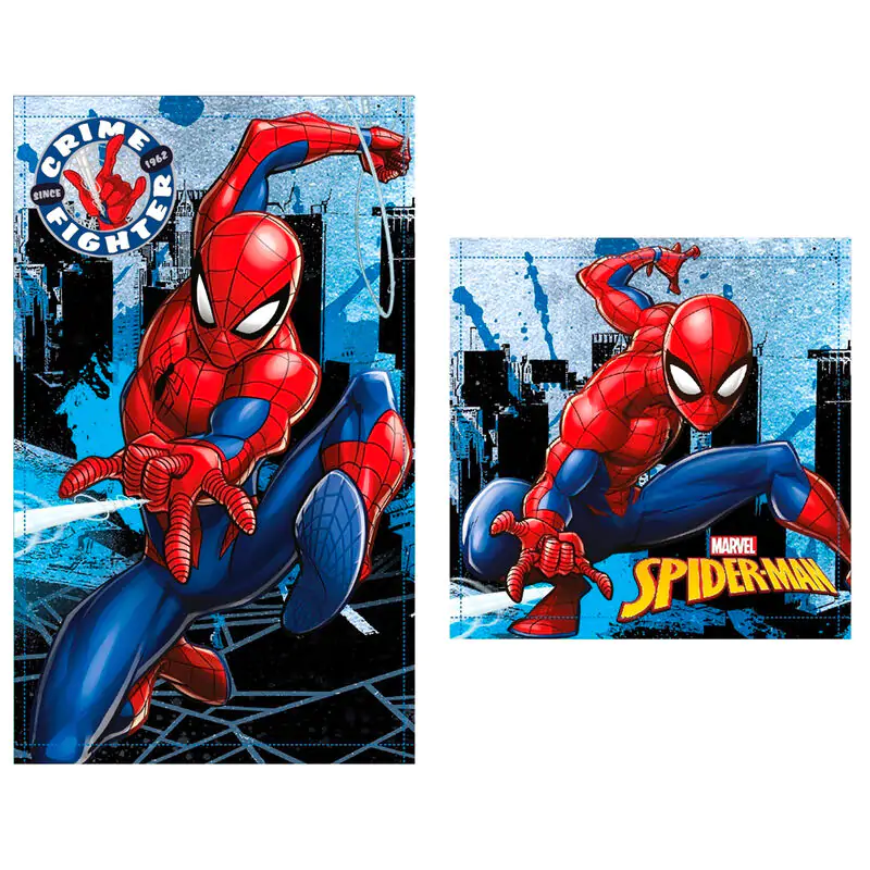 Marvel Spiderman 2-er Pack Baumwolle Handtuch Produktfoto