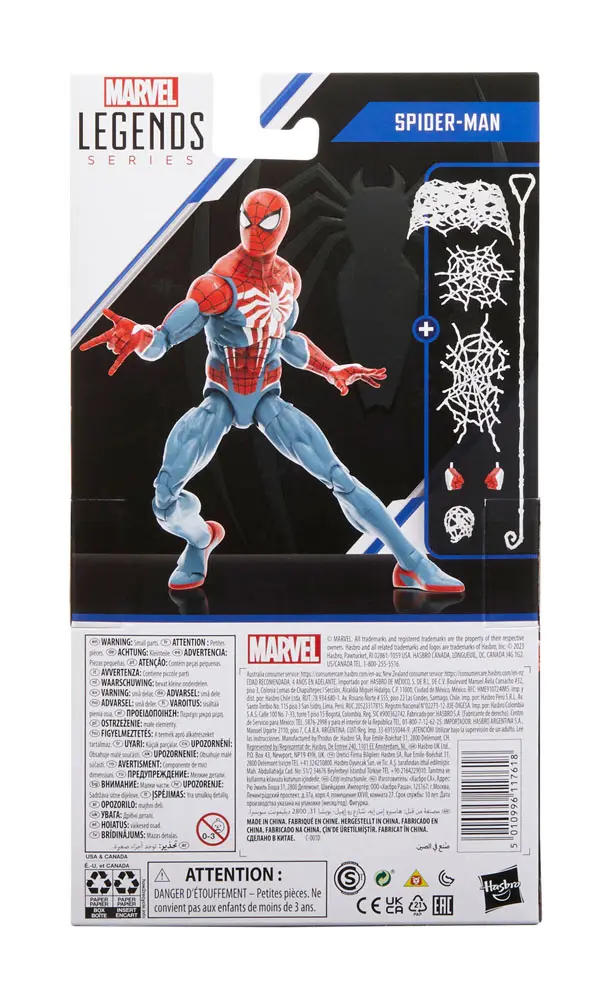 Spider-Man 2 Marvel Legends Gamerverse Actionfigur Spider-Man 15 cm Produktfoto