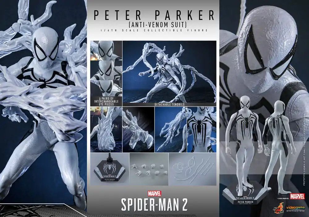 Spider-Man 2 Video Game Masterpiece Actionfigur 1/6 Peter Parker (Anti-Venom Suit) 30 cm Produktfoto