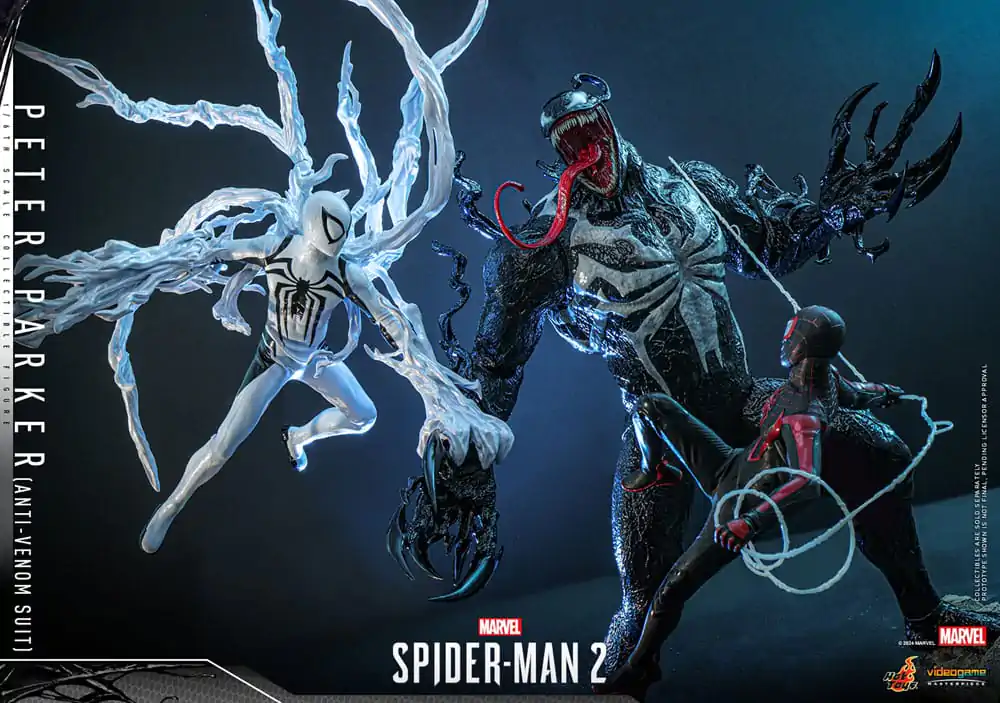 Spider-Man 2 Video Game Masterpiece Actionfigur 1/6 Peter Parker (Anti-Venom Suit) 30 cm Produktfoto