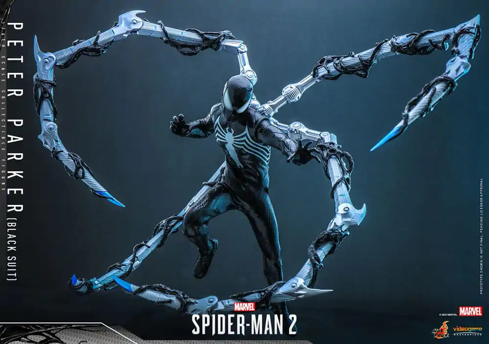 Spider-Man 2 Video Game Masterpiece Actionfigur 1/6 Peter Parker (Black Suit) 30 cm termékfotó