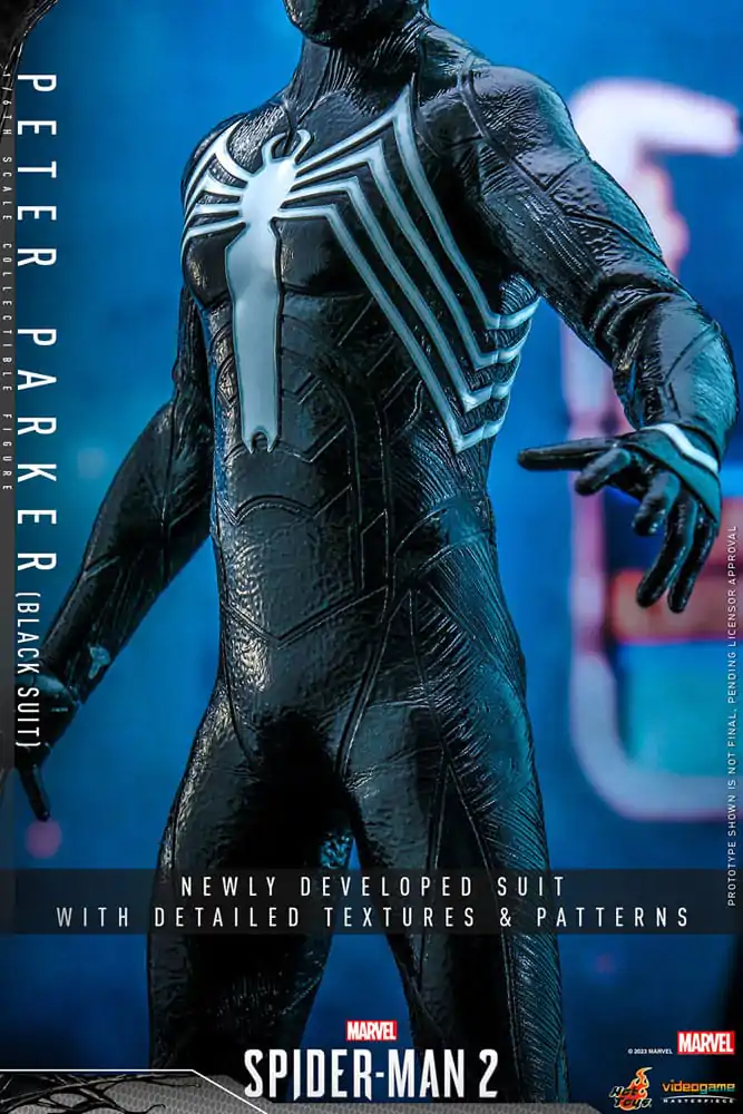 Spider-Man 2 Video Game Masterpiece Actionfigur 1/6 Peter Parker (Black Suit) 30 cm termékfotó