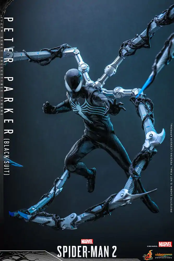 Spider-Man 2 Video Game Masterpiece Actionfigur 1/6 Peter Parker (Black Suit) 30 cm termékfotó