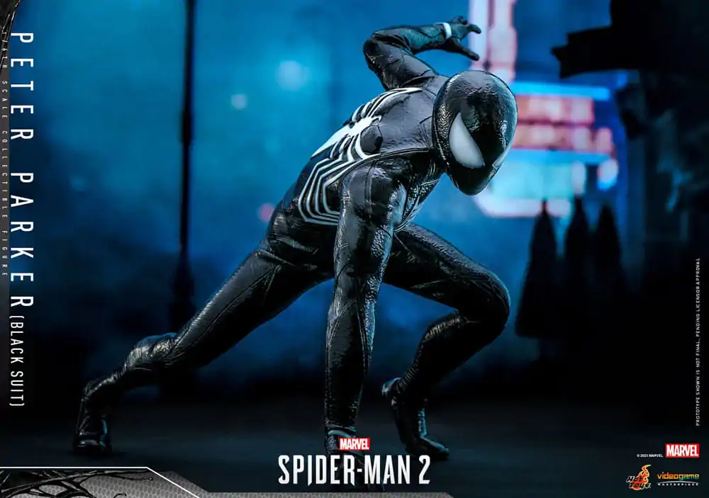 Spider-Man 2 Video Game Masterpiece Actionfigur 1/6 Peter Parker (Black Suit) 30 cm termékfotó