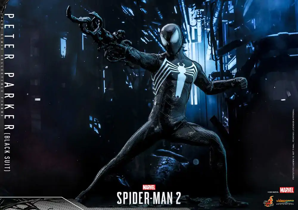 Spider-Man 2 Video Game Masterpiece Actionfigur 1/6 Peter Parker (Black Suit) 30 cm termékfotó