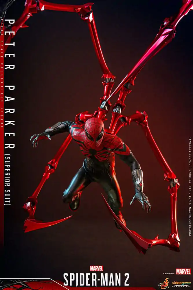 Spider-Man 2 Video Game Masterpiece Actionfigur 1/6 Peter Parker (Superior Suit) 30 cm termékfotó