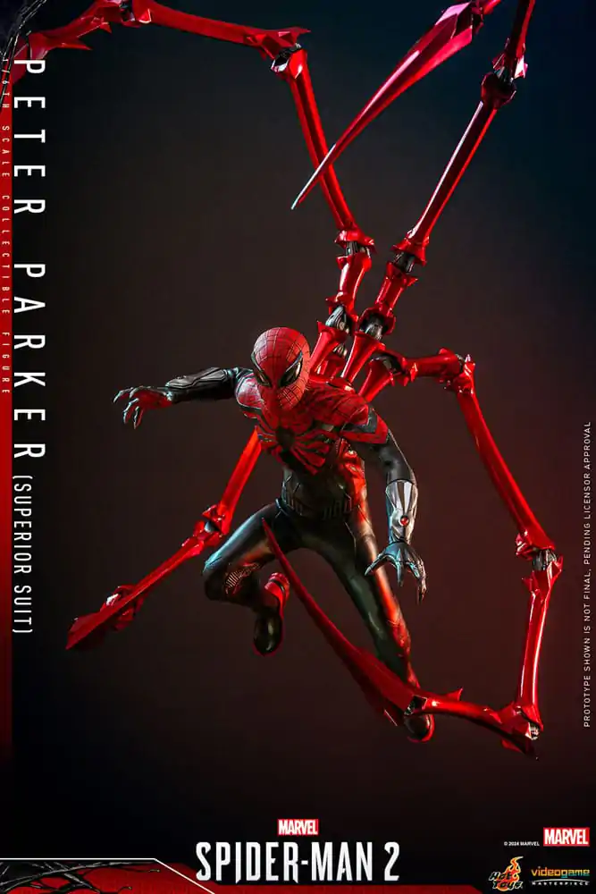 Spider-Man 2 Video Game Masterpiece Actionfigur 1/6 Peter Parker (Superior Suit) 30 cm termékfotó