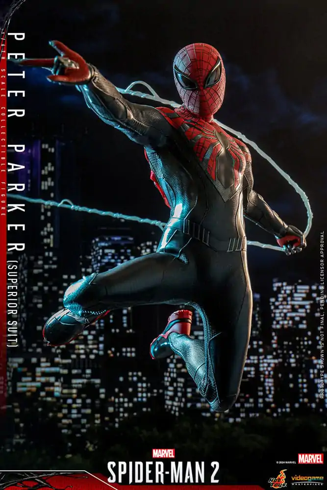 Spider-Man 2 Video Game Masterpiece Actionfigur 1/6 Peter Parker (Superior Suit) 30 cm termékfotó