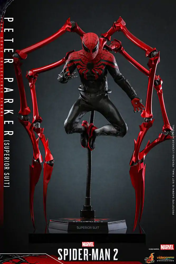 Spider-Man 2 Video Game Masterpiece Actionfigur 1/6 Peter Parker (Superior Suit) 30 cm termékfotó