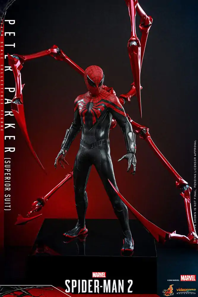 Spider-Man 2 Video Game Masterpiece Actionfigur 1/6 Peter Parker (Superior Suit) 30 cm termékfotó