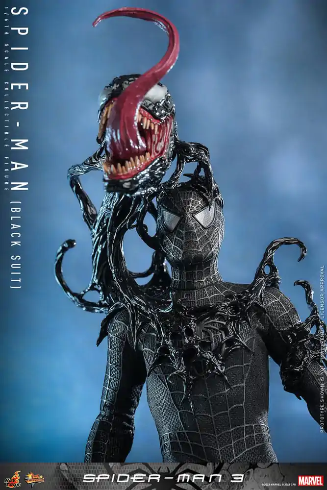 Spider-Man 3 Movie Masterpiece Actionfigur 1/6 Spider-Man (Black Suit) 30 cm Produktfoto