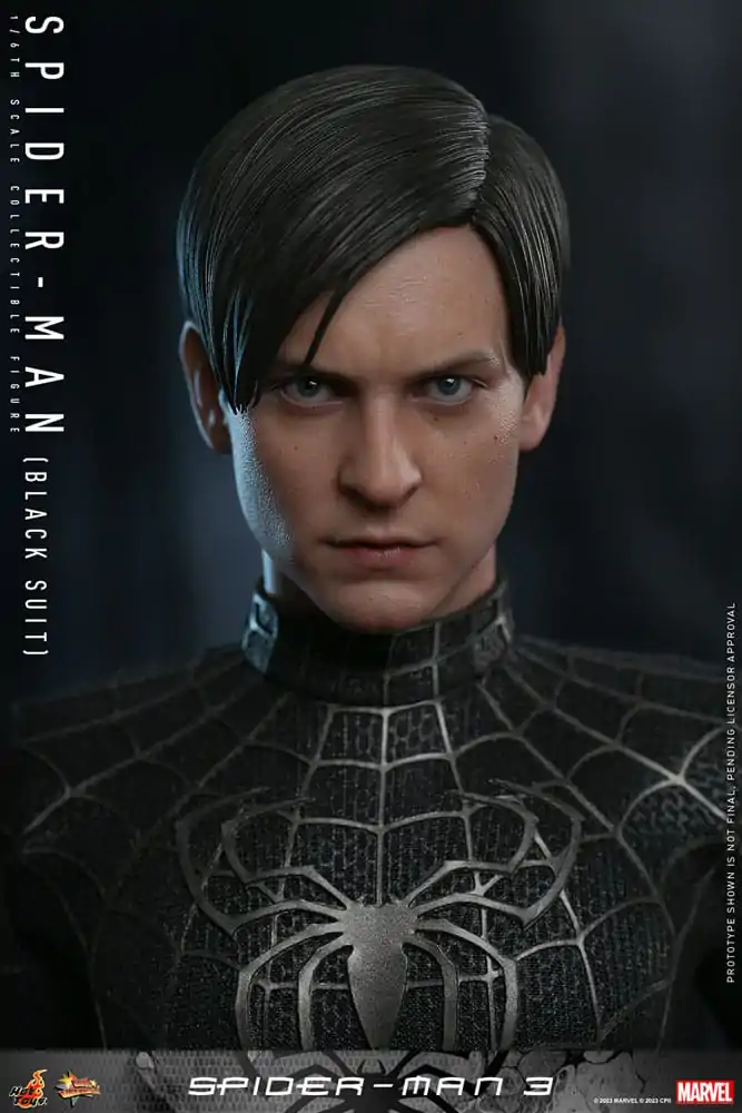 Spider-Man 3 Movie Masterpiece Actionfigur 1/6 Spider-Man (Black Suit) 30 cm Produktfoto