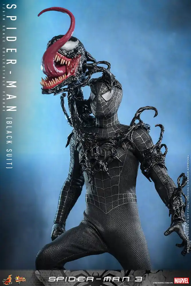 Spider-Man 3 Movie Masterpiece Actionfigur 1/6 Spider-Man (Black Suit) 30 cm Produktfoto